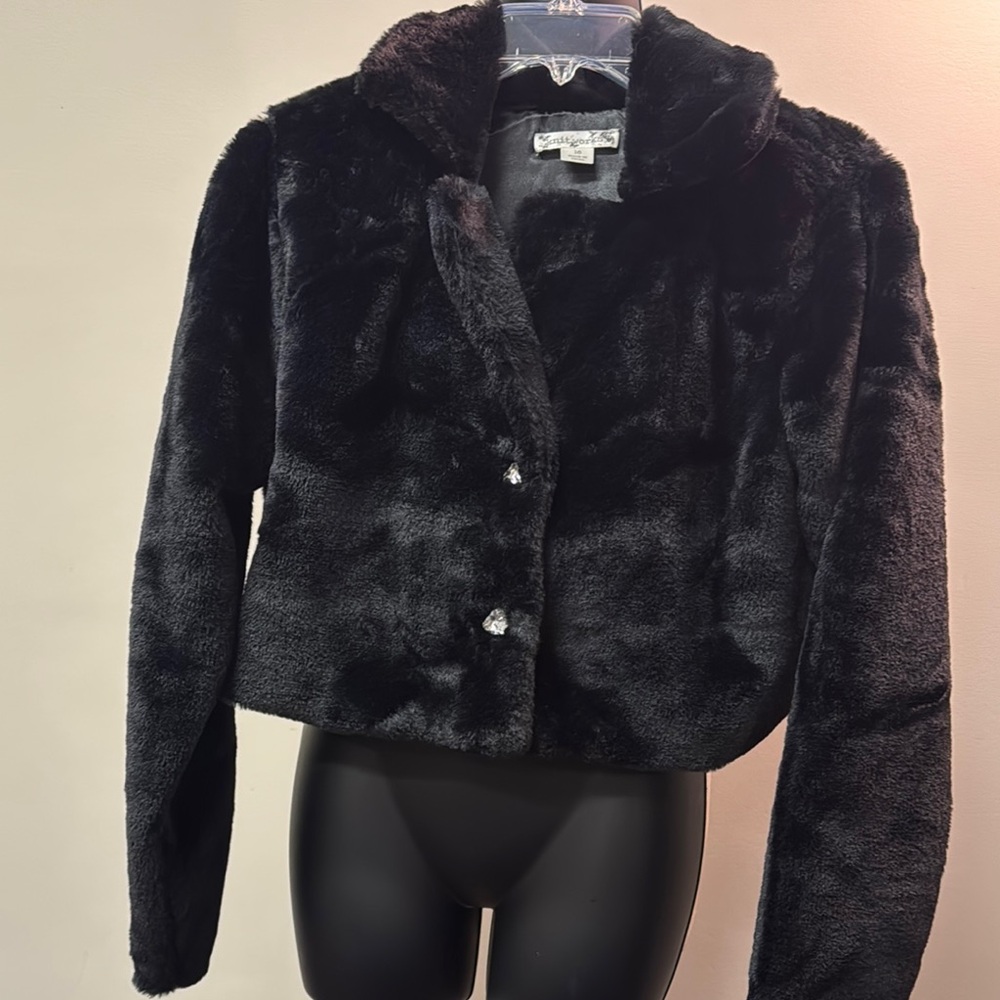 Faux Fur Black Jacket